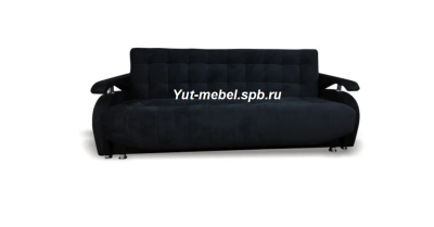 Диван-книжка " Бристоль " черный велюр