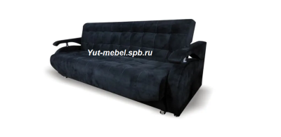 Диван-книжка " Бристоль " черный велюр