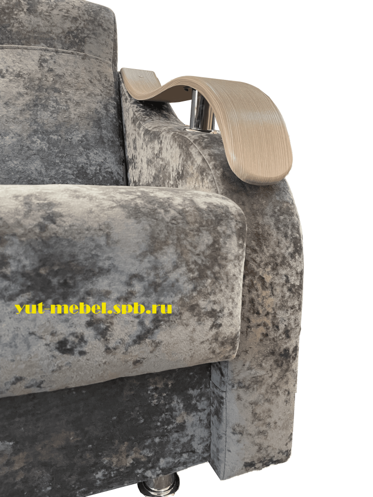 Диван книжка "Лидер" тёмно-серый блисс