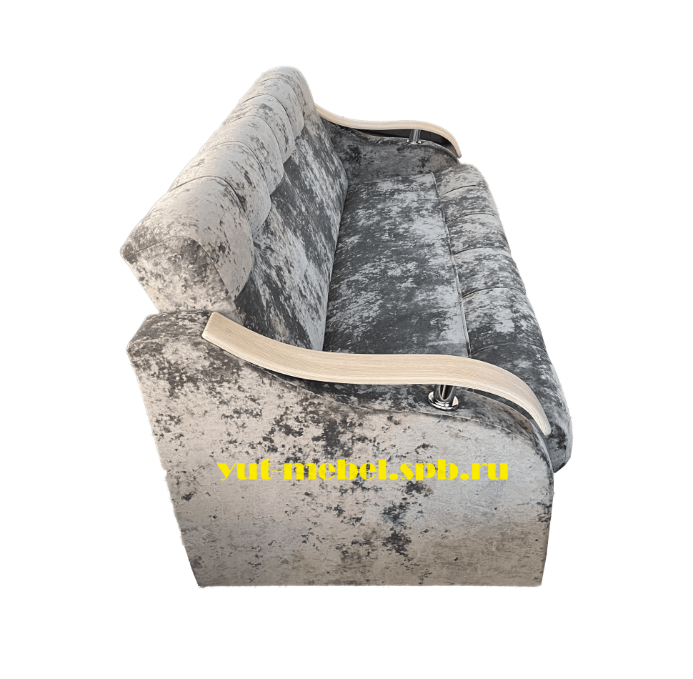 Диван книжка "Лидер" тёмно-серый блисс