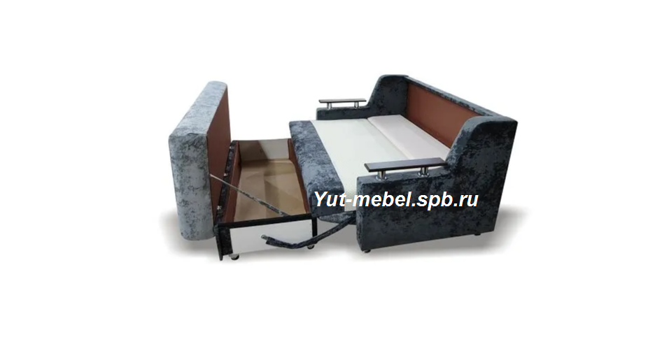Диван выкатной " Санкт-Петербург " 1400*1900 серый блисс