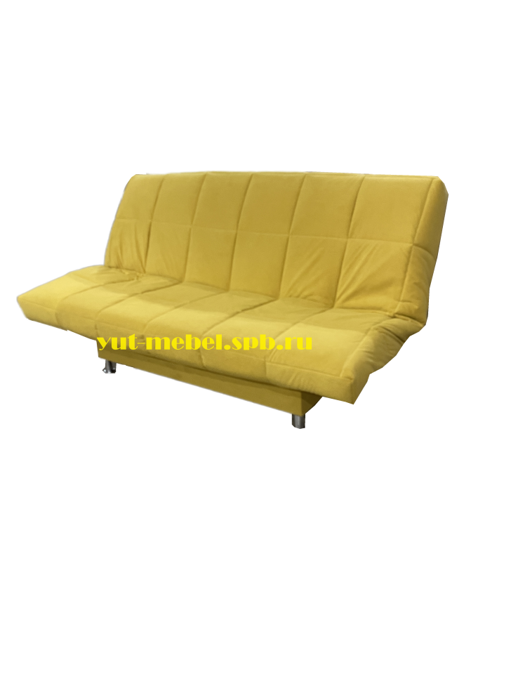 Диван клик-кляк Милан горчичный велюр 