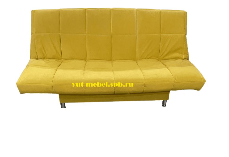 Диван клик-кляк Милан горчичный велюр 