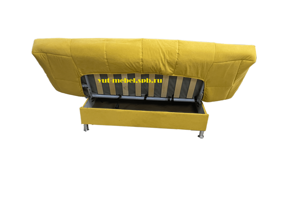 Диван клик-кляк Милан горчичный велюр 