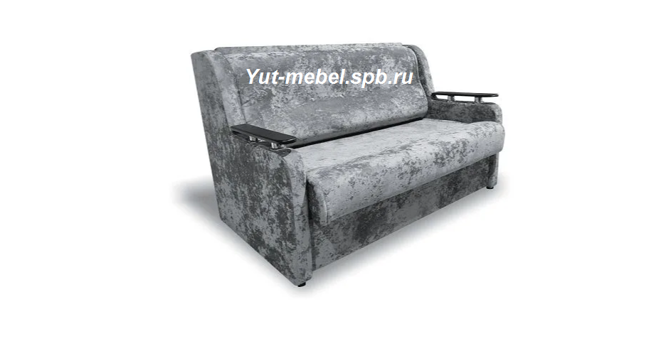 Выкатной диван " Верона " серый 1400*1900