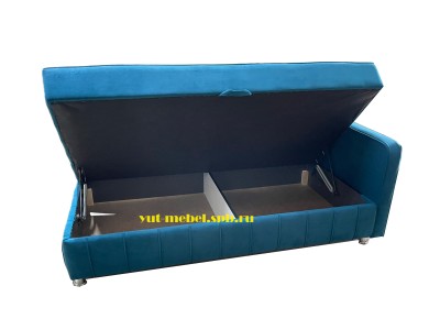 Тахта Мишель 2 велюр бирюза