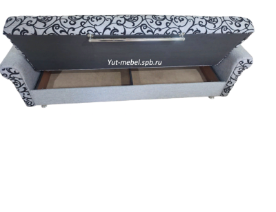 Диван-книжка  " Мэдисон-2 "  серые вензеля