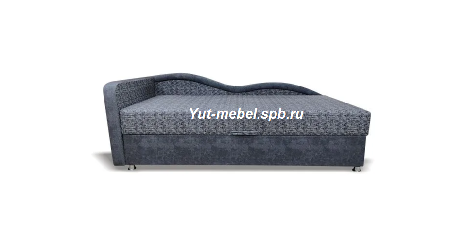 Тахта кровать " Марика 4 " серый велюр