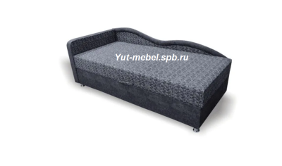 Тахта кровать " Марика 4 " серый велюр