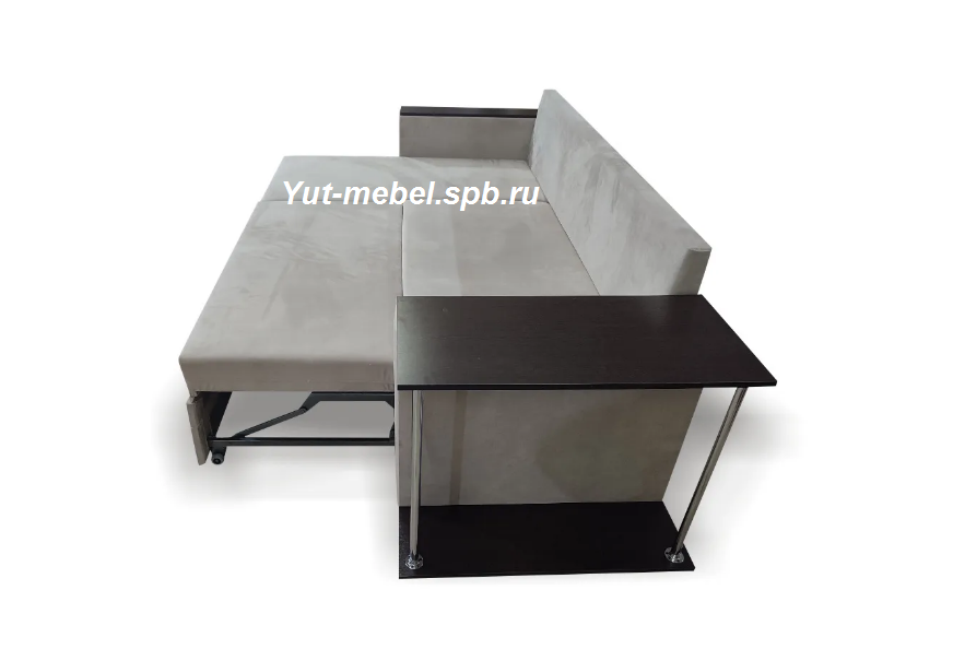 Угловой диван " Токио " бежевый велюр