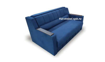 Диван выкатной " Лондон-2 " 1400*1900 синий велюр