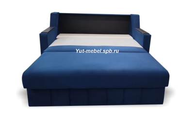 Диван выкатной " Лондон-2 " 1400*1900 синий велюр