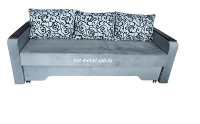 Еврософа " Амстердам - 3 " серый велюр