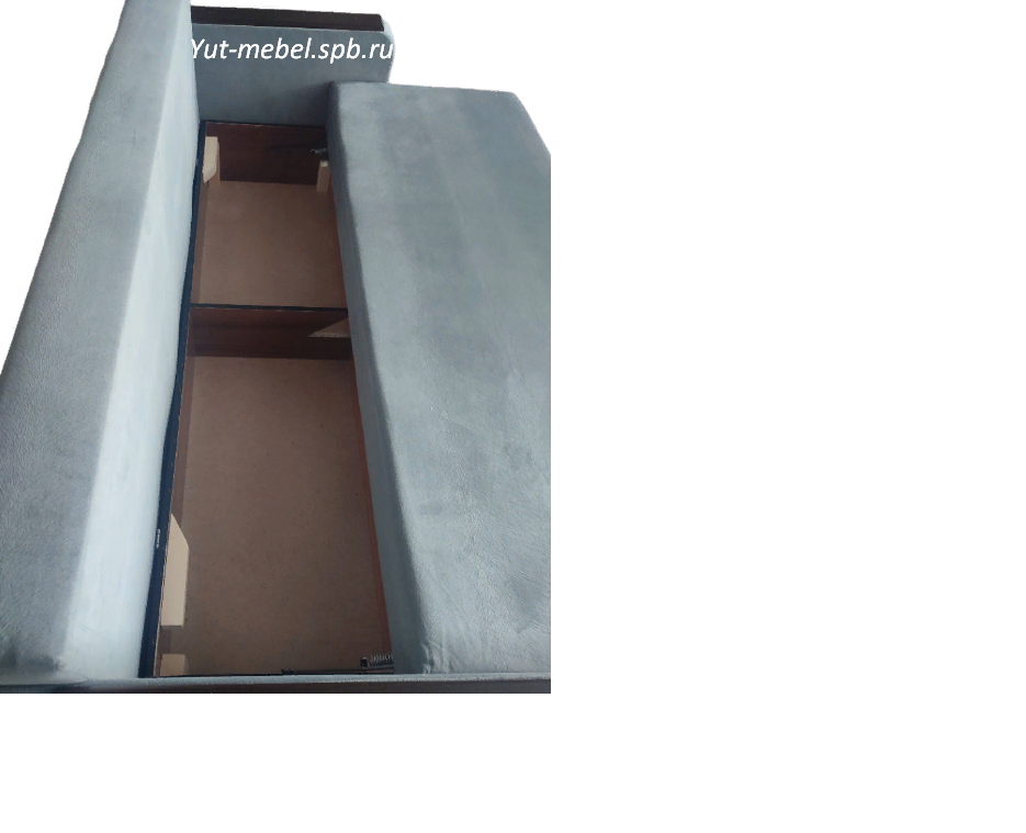 Еврософа " Амстердам - 3 " серый велюр