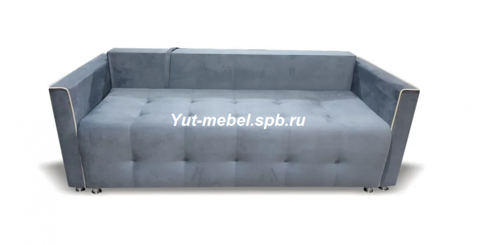 Еврософа " Гранд 3 " серый велюр