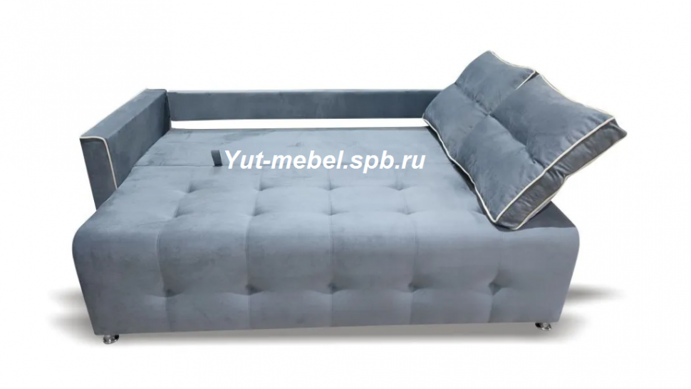 Еврософа " Гранд 3 " серый велюр