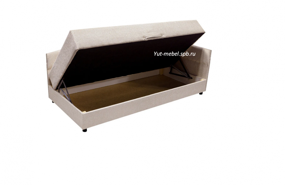 Тахта угловая " Глория " рогожка бежевая