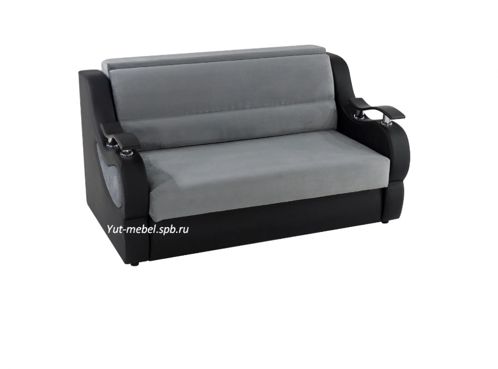 Выкатной диван «Дубай» серый