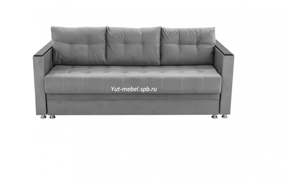 Еврософа " Гранд-2 " серый велюр