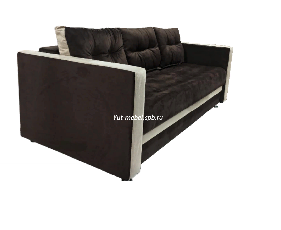 Еврософа " Гранд-2 " коричневый велюр