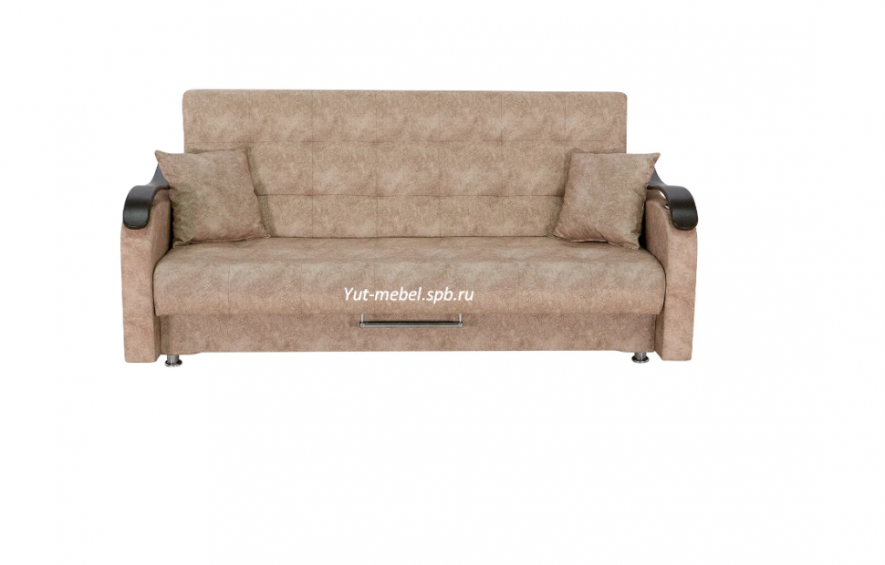 Диван-книжка  " Лидер-3 "  бежевый велюр