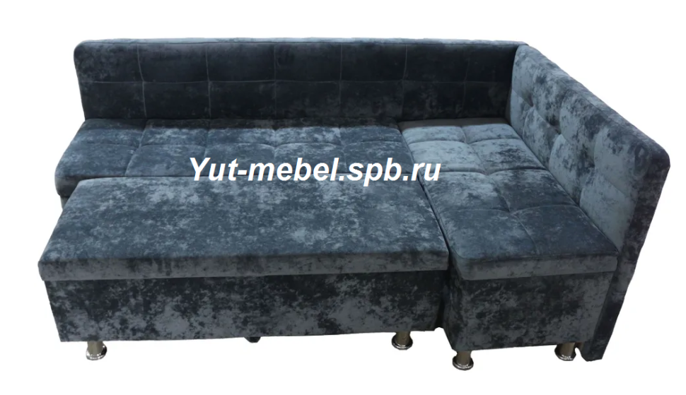 Кухонный уголок со спальным местом темно-серый блисс