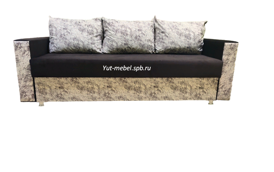 Еврософа " Сити-3 " коричневый велюр