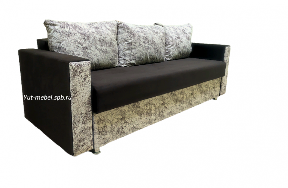 Еврософа " Сити-3 " коричневый велюр