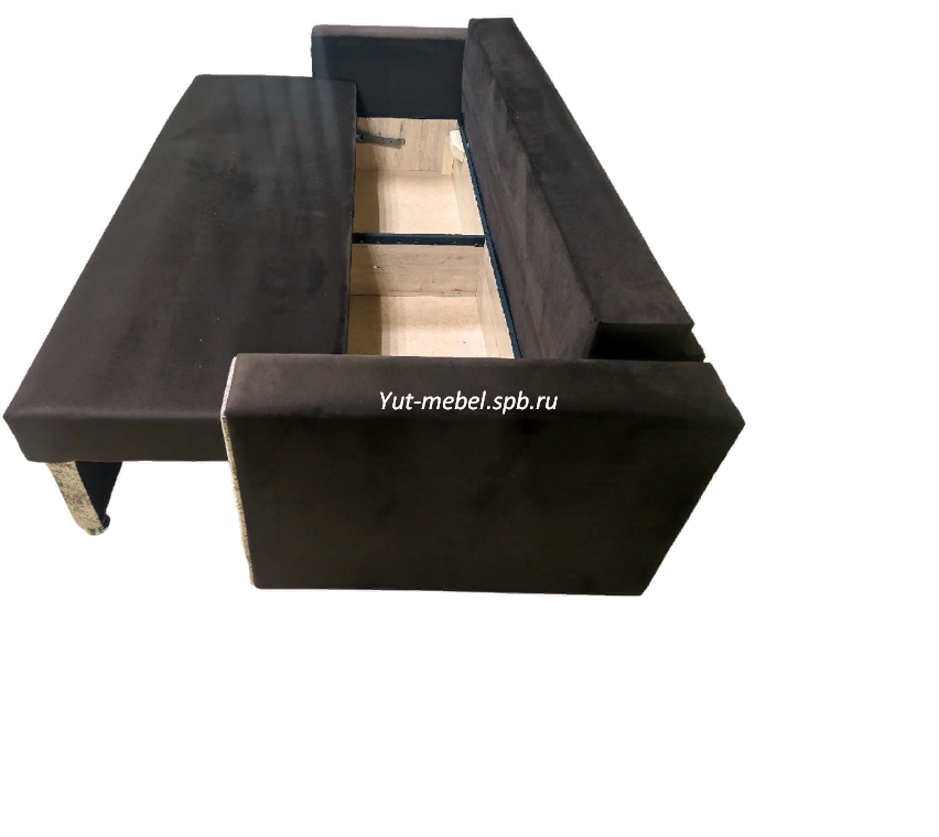 Еврософа " Сити-3 " коричневый велюр