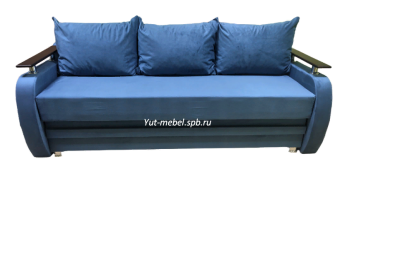 Еврософа  "Милена" синий велюр