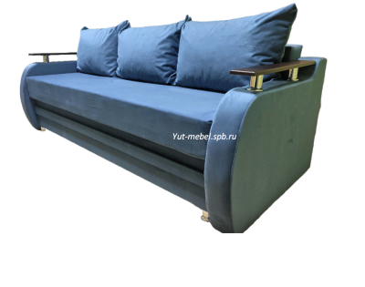 Еврософа  "Милена" синий велюр