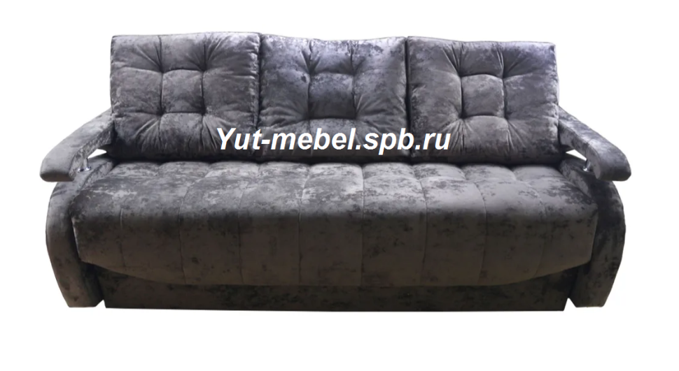 Евро-софа  " Мэнфис" темно серый блисс