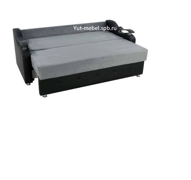 Еврософа  " Наполеон-4 " серый велюр