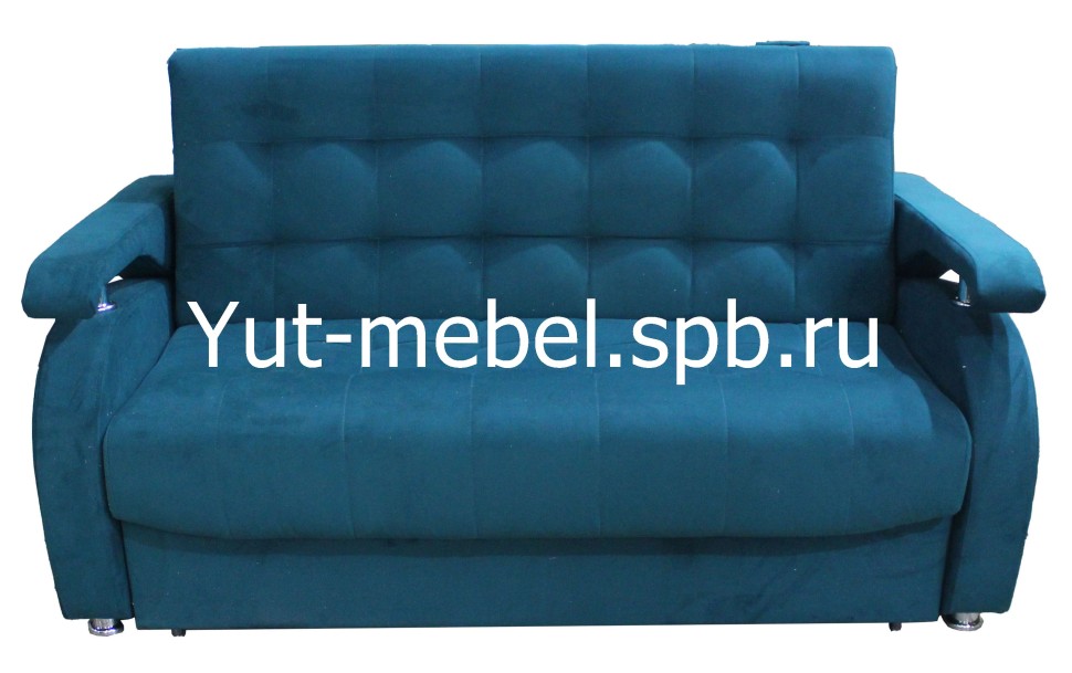 Диван " Аккордеон-1 " Морская волна 1400*1900