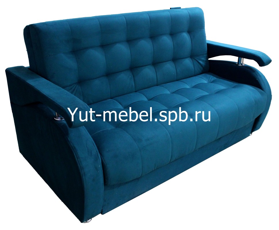 Диван " Аккордеон-1 " Морская волна 1400*1900