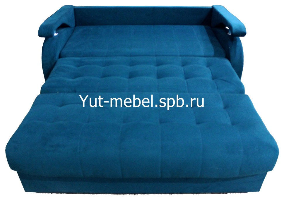 Диван " Аккордеон-1 " Морская волна 1400*1900