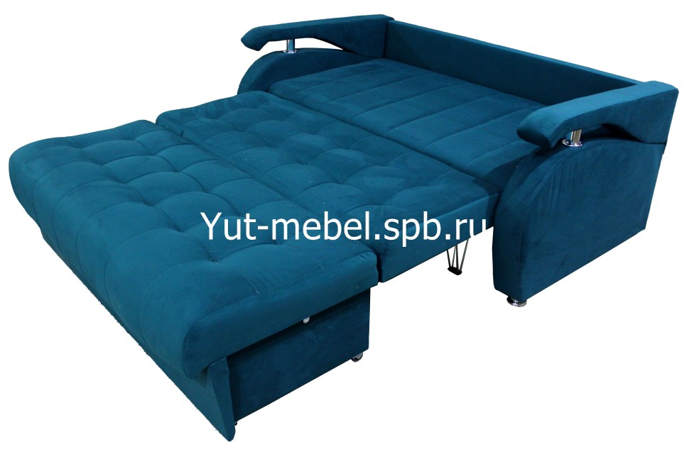 Диван " Аккордеон-1 " Морская волна 1400*1900