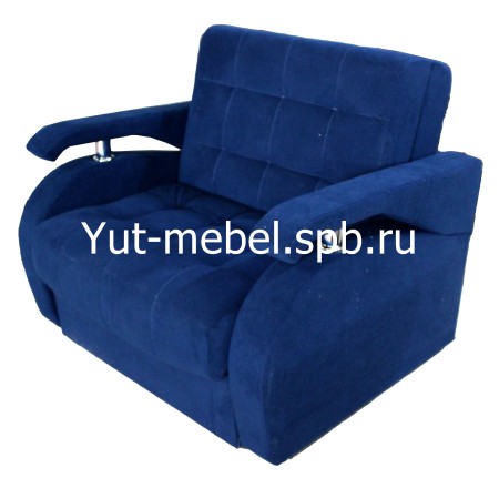 Кресло  " Аккордеон-1 " 700*1900 темно-синий велюр 
