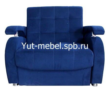 Кресло  " Аккордеон-1 " 700*1900 темно-синий велюр 