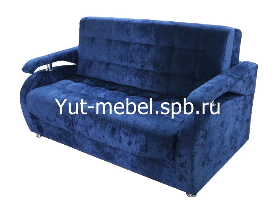 Диван-кровать  " Аккордеон-1 " 1600*1900  синий блисс