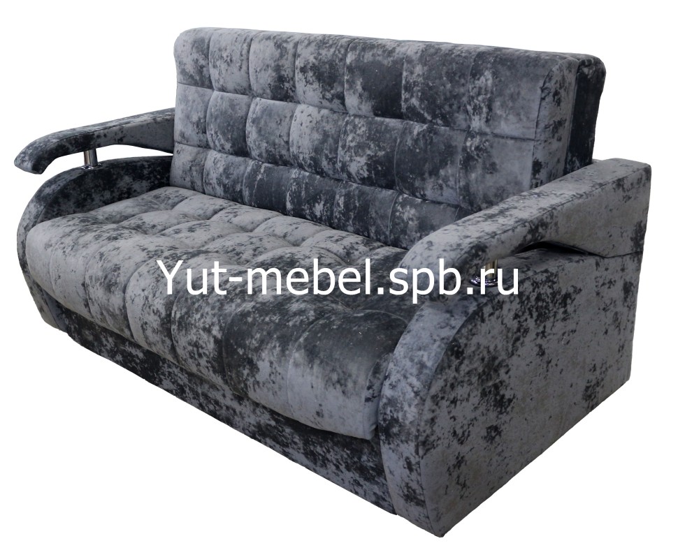 Диван-кровать  " Аккордеон-1 " 1200*1900 темно серый блисс