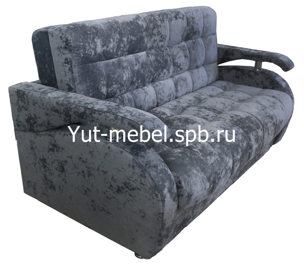 Диван-кровать  " Аккордеон-1 " 1200*1900 темно серый блисс