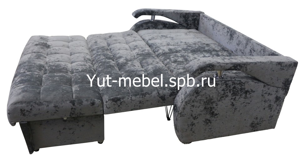 Диван-кровать  " Аккордеон-1 " 1200*1900 темно серый блисс