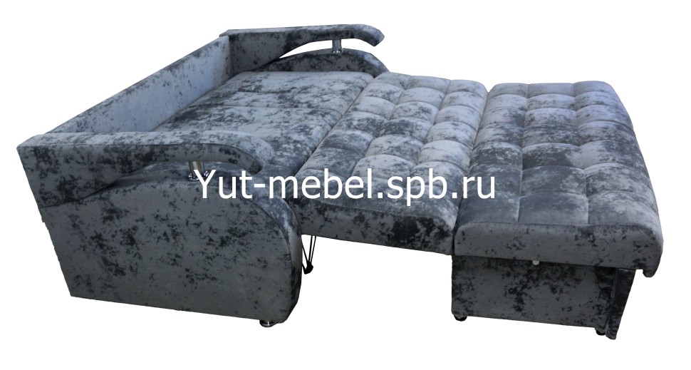 Диван-кровать  " Аккордеон-1 " 1200*1900 темно серый блисс