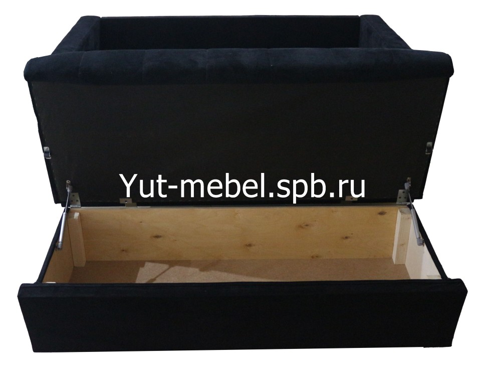 Диван " Аккордеон-1 " 1400*1900 черный форест