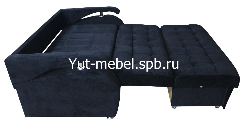 Диван " Аккордеон-1 " 1400*1900 черный форест