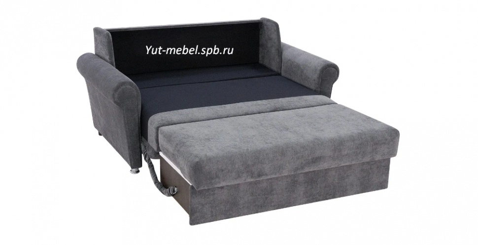 Диван выкатной " Флоренция " велюр серый