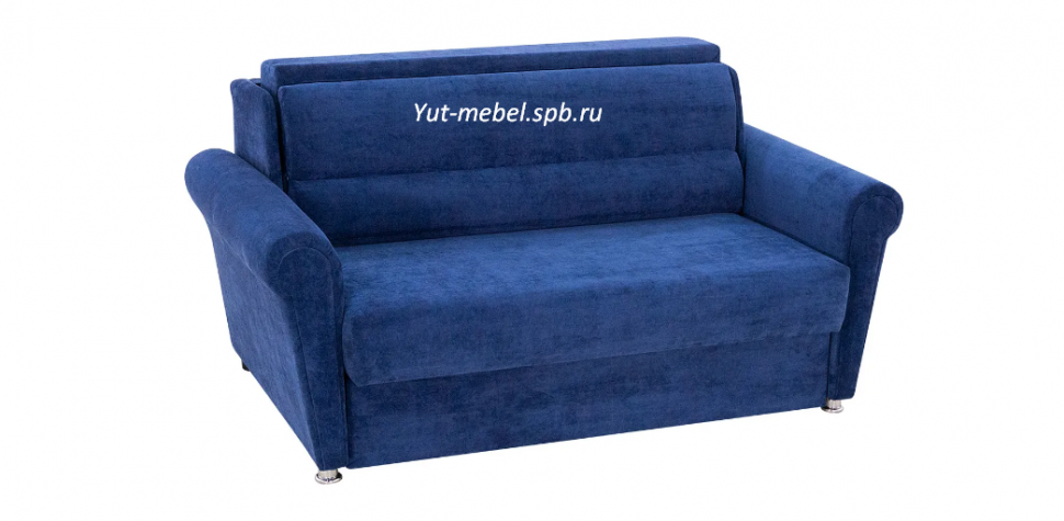 Диван выкатной " Флоренция " велюр синий