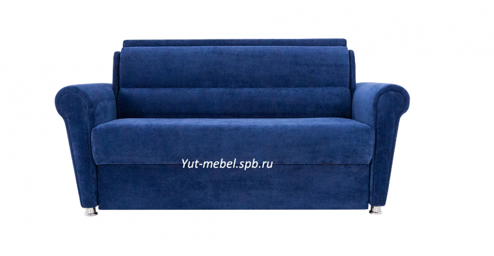 Диван выкатной " Флоренция " велюр синий