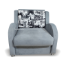 Кресло-кровать " Париж " велюр серый